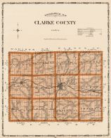Clarke County, Iowa State Atlas 1904